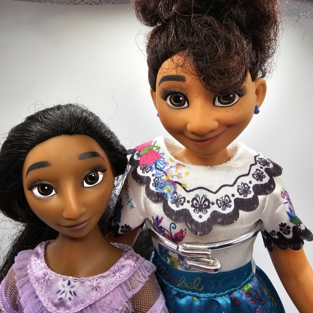 Disney Encanto Mirabelle and Isabella Madrigal Dolls EUC